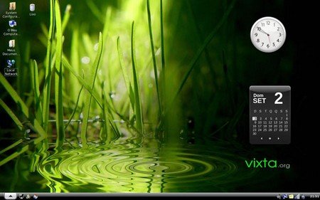Vista görünümlü Linux: Vixta