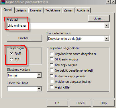 Zip mi Rar mı?