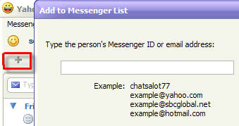 Yahoo Messenger'da ki�i ekleme