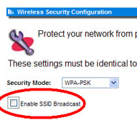 SSID'yi de�i�itirin ve gizli tutun