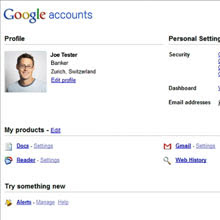 Google Dashboard: Google'dan ilgin� hizmet!