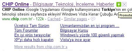 Peki ama SearchWiki'ye ne olacak?