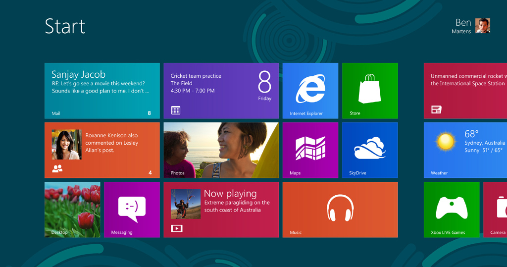 Windows 8: Yepyeni bir deneyim