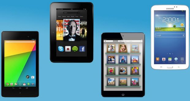 7-8 inç'lik tabletlerin özellik tablosu!