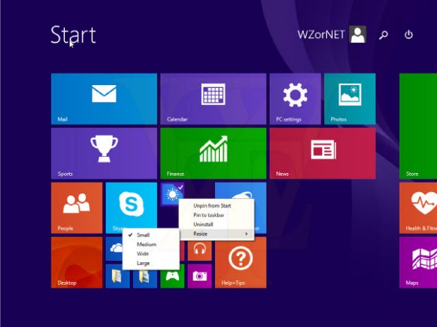 Windows 8.1 Update 1'den iki ekran görüntüsü daha