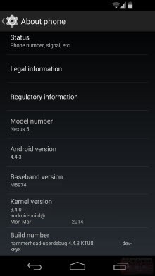 Ve Android 4.4.3'teki diğer 12 onarım!