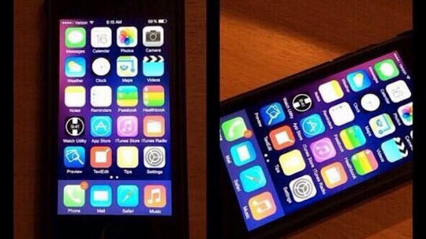 iOS 8, iPhone 5S ve iPad üzerinde yakalandı!