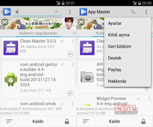 App Master; Custom ROM yolu