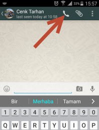 WhatsApp sesli görüşme özelliği hazır!