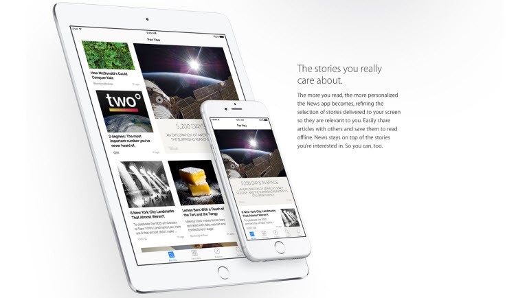 News uygulaması, gelişmiş arama ve fazlası