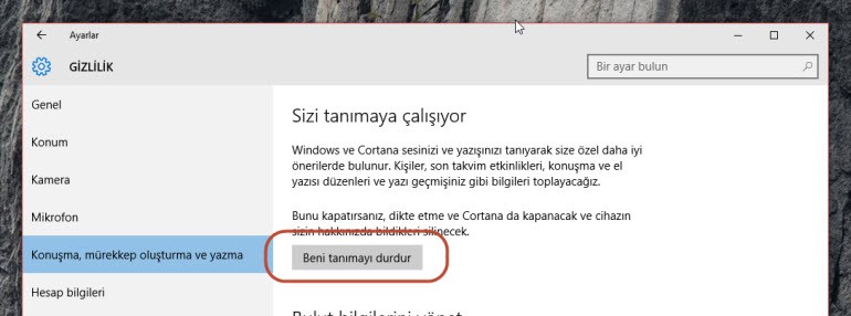 Windows 10'un keylogger'ını kapatın!
