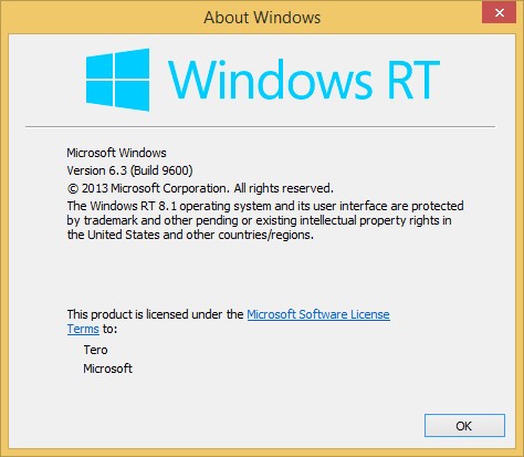 Windows RT için Update 3 hazır!