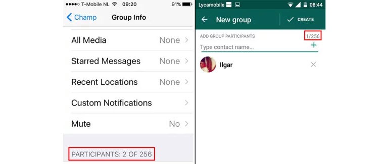 WhatsApp grup sohbeti sınırını genişletti!