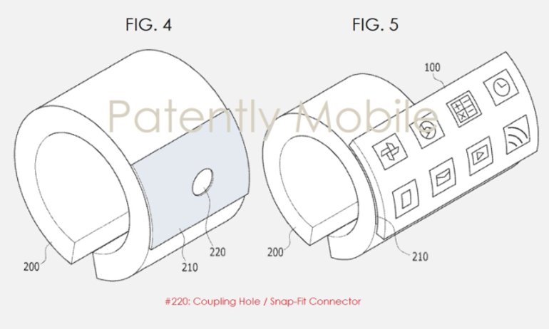 Samsung esnek ekranlı bileklik patentini aldı