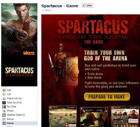 Spartacus hayran sayfası