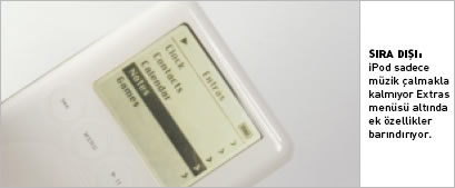 iPod tam bir el bilgisayarı gibi çalışabilir