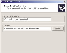 Yeni bir sanal bilgisayar oluşturma