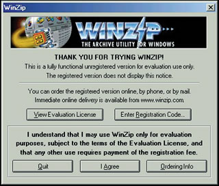 Kendiliğinden Açılan Winzip Dosyaları