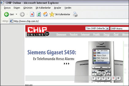 Internet Explorer'ın Özellikleri