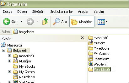 Dosyalara Yeni İsim Vermek