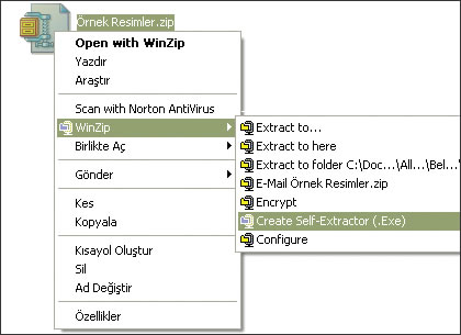 Sıkıştırma Oranları ve Dosyalar