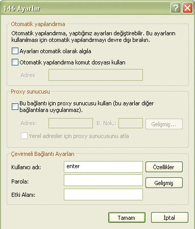 Artık İnternete Bağlanabilirsiniz