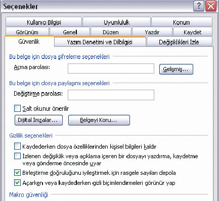 Belgeleri Şifrelemek