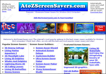 Atoz ScreenSavers - ScreenSaver 3D - aaasavers