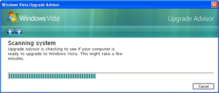 Vista Upgrade Advisor Aldatmacası