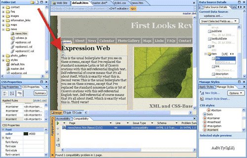 Expression Web ile Her Çeşit Web Sayfası