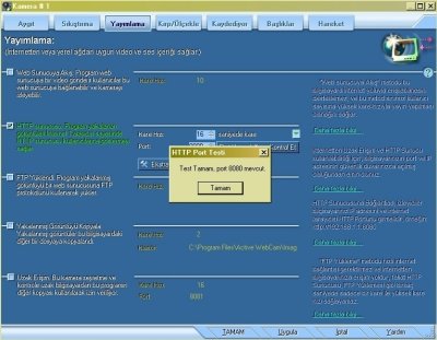 HTTP Prokolünden Canlı Yayın