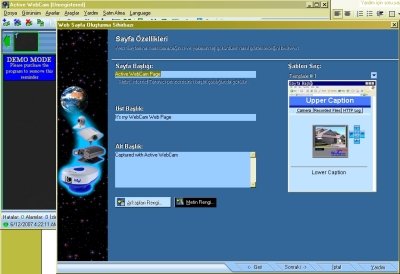 Sayfanın Görüntüsünü Belirleyin ve Yayını Başlatın