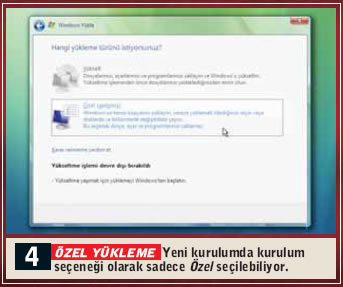 Yeni PC'ye Vista kurulumu: 1 saatte Vista hazır