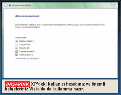 Bu diskle Vista yüklü her PC'ye taşınabilirsiniz
