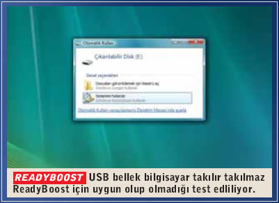USB bellek ile sistemi hızlandırın!