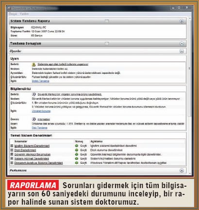 Vista'nın içindeki gizli doktor