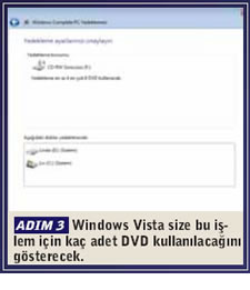Adım adım bilgisayarı yedeklemek ve geri yüklemek