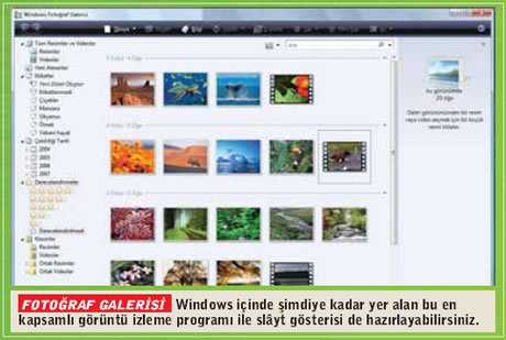Video ve fotoğraf izleme için alternatif gerekmez