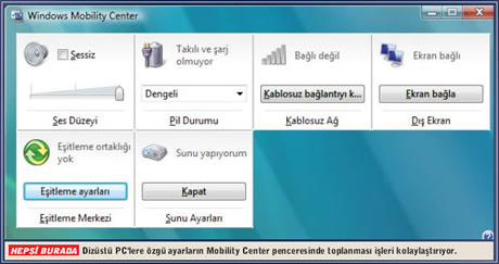 Tüm dizüstü araçları bir arada