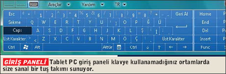 Tablet PC, Vista ile yeni anlam kazanıyor