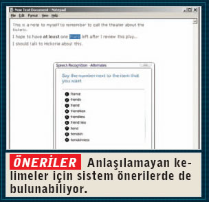 Söz dinleyen Windows