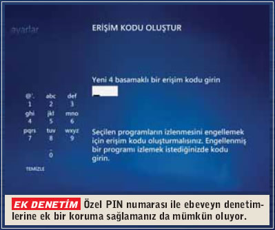 Media Center Ebeveyn Denetimleri