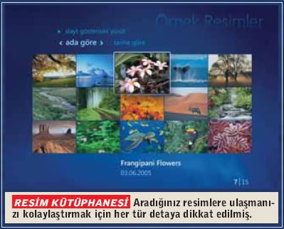 Media Center ile anılarınız tarih sırasında