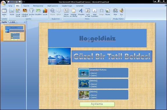 Smart Art Destekli Şablon Araçları