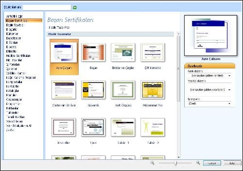 Publisher 2007 ile bir Çalışma