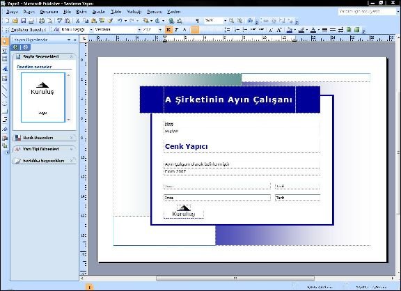 Yayınızı Biçimlendirin