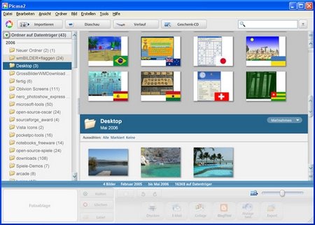 Picasa: Kolayca düzen sağlayın