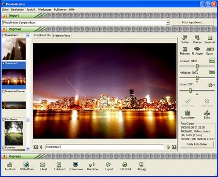 PhotoMeister: Hızlı ve basitçe Foto-CD yapın