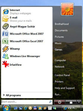 Alternatif #3: Vista Start Menu Emulator