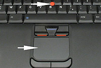 Trackpoint, touch pad / track pad
